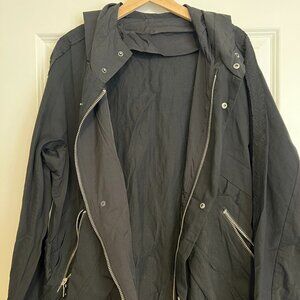 Oversized Military-Inspired Streetwear Jacket - Size M/L